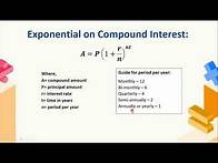 Video thumbnail for Real-life Application of Exponential Function: Word Problems involving Exponential Functions
