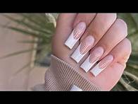 Video thumbnail for FRENCH TIPS WITH GEL POLISH! | EASY 3 STEPS | NAIL TUTORIAL