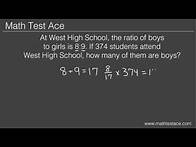 Video thumbnail for How to Solve Ratio Word Problems