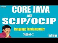 Video thumbnail for Core Java with OCJP/SCJP: Language Fundamentals Part-2 || Data Types part-1