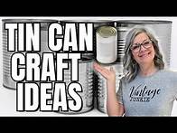 Video thumbnail for Transform Your Trash into Treasure / Tin Can Craft Ideas