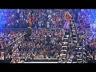 Video thumbnail for Edge spears Jeff Hardy in mid-air: WrestleMania X-Seven