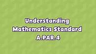 Video thumbnail for Algebra Algebra | Understanding Algebra: Concepts & Connections Standard A.PAR.4