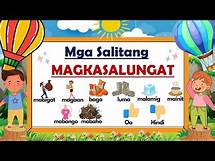 Video thumbnail for MGA SALITANG MAGKASALUNGAT