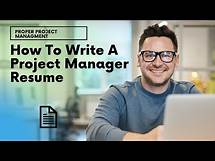 Video thumbnail for How To Write A Project Manager Resume [Project Manager Resume Template]