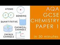Video thumbnail for All of AQA CHEMISTRY Paper 1 in 30 minutes - GCSE Science Revision