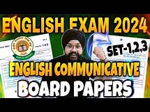 Video thumbnail for CLASS 10 ENGLISH COMMUNICATIVE (101) PREVIOUS YEARS BOARD PAPERS PDF | CLASS 10 ENGLISH EXAM 2024 🔥