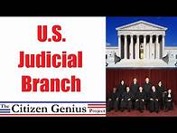 Video thumbnail for Judicial Branch of U.S. Government