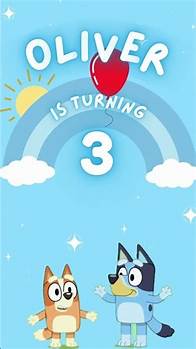 Video thumbnail for Bluey Birthday Invitation, Bluey Video Invitation, Digital Animated Invite