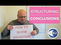 Video thumbnail for A level Business Revision - How to Structure Conclusions