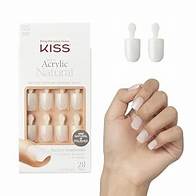 Video thumbnail for KISS Salon Acrylic Natural Press On Nails, Nail glue included, 'Rare', Nude, Short Size, Squoval Shape, Includes 28 Nails, 2g Glue, 1 Manicure Stick, 1 Mini File