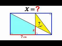 Video thumbnail for Can you calculate the value of X? | (Rectangle) | #math #maths | #geometry
