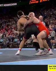 Video thumbnail for Gable Stevenson upset loss vs Hendrickson
