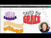 Video thumbnail for Easy Wavy Text in Cricut Design Space with Retro Fonts