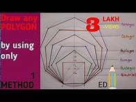 Video thumbnail for How to draw POLYGON -draw any polygon by using 1 method