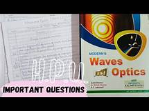 Video thumbnail for Waves and Optics important questions and topics | B.Sc. 2nd Year | H.P.U.