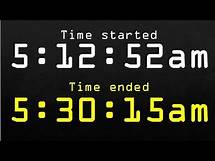 Video thumbnail for Computing Elapsed Time (in minutes and seconds)