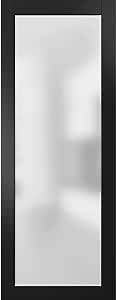 Video thumbnail for SARTODOORS Slab Barn Door Panel Frosted Glass Lite 42 x 84 inches | Planum 2102 Black Matte | Sturdy Finished Modern Doors | Pocket Closet Sliding