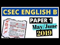 Video thumbnail for CSEC English B Paper 1 Solutions: May/June 2019 (The "Elephant" Paper)