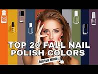Video thumbnail for Top 20 Fall Nail Polish Colors | Fall 2024 Nail Polish Colors