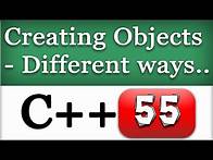 Video thumbnail for Creating Objects from a Class in Different Ways | C++ Object Oriented Programming Tutorial