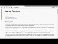 Video thumbnail for Python - Pearson Correlation (coefficient and test)