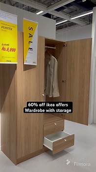 Video thumbnail for IKEA offers/ikea wardrobe/ ikea storage rack/ ikea clothes rack/ by walkinthrough