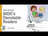 Video thumbnail for How to Use IMSE's Decodable Readers