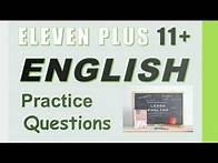 Video thumbnail for 11+ (Eleven Plus) English Practice Questions - How to Pass 11+