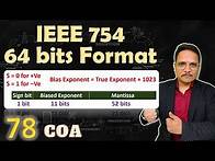 Video thumbnail for IEEE 754 Double Precision Floating Point Number Representation: Understanding the 64-bit Format