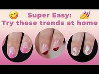 Video thumbnail for 3 Super Easy Nail Art Designs For Short Nails