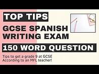 Video thumbnail for GCSE SPANISH WRITING REVISION | 150 WORD QUESTION (AQA)