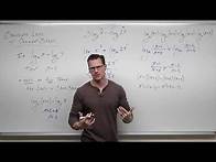 Video thumbnail for Solving Logarithms with Common Bases (Precalculus - College Algebra 62)