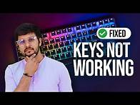 Video thumbnail for Fix Some Keys Not Working on Laptop Keyboard | Keyboard Not Working on Windows 10 {Solved}
