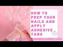 Video thumbnail for BPK Stick-on-Nails: How to prep your nails and apply adhesive tabs