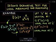 Video thumbnail for ❖ Finding Local Maximums/Minimums - Second Derivative Test ❖