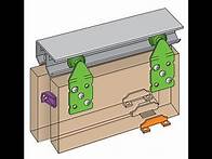 Video thumbnail for How to Install the Henderson Double Top Sliding Door Gear for a Sliding Wardrobe Door