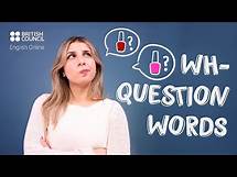 Video thumbnail for Question words and WHEN to use them - a Mini English Lesson