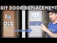 Video thumbnail for How To Replace An Old Exterior Door With A New Prehung Door