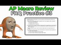 Video thumbnail for 2025 AP Macro Exam Review: FRQ Practice #3