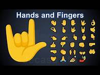 Video thumbnail for Emoji Meanings Part 3 - Hands and Fingers | Signs | English Vocabulary