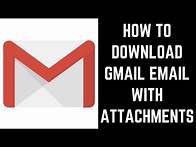 Video thumbnail for How to Download an Email from Gmail with Attachments