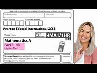 Video thumbnail for January 2022 Paper 1HR - Edexcel IGCSE Mathematics (4MA1) - Complete Walkthrough