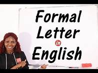 Video thumbnail for Formal Letter - Definition/Features/Steps and Examples