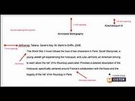 Video thumbnail for How to Write an Annotated Bibliography