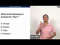 Video thumbnail for Vary | 1EQ ISL Vocab