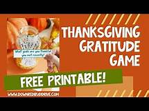 Video thumbnail for DIY Thanksgiving Gratitude Game