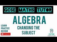Video thumbnail for Changing the Subject of a Formulae (Higher & Foundation) | GCSE Maths Tutor