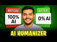 Video thumbnail for How To Humanize Ai Text FREE Using this Ai Humanizer Tool [UNLIMITED]