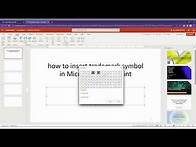 Video thumbnail for how to insert trademark symbol in Microsoft PowerPoint